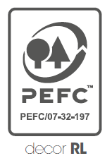 Bovendien hebben deze platen een E1 (controle uitstoot formaldehyde) en PEFC of FSC (Forest Stewardship Council) wat garandeert dat het materiaal afkomstig is uit duurzaam beheerde bossen.