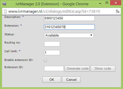 Extensions Extensions Bij Extensions heeft u de mogelijkheid om de eindbestemming van uw servicenummer te wijzigen.