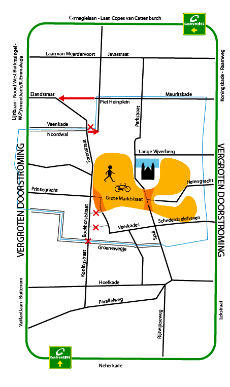 1. Het verkeerscirculatieplan van Den Haag Aanleiding van het verkeerscirculatieplan Veerkade blijft vieste straat van Nederland (AD, 18-01-2006).