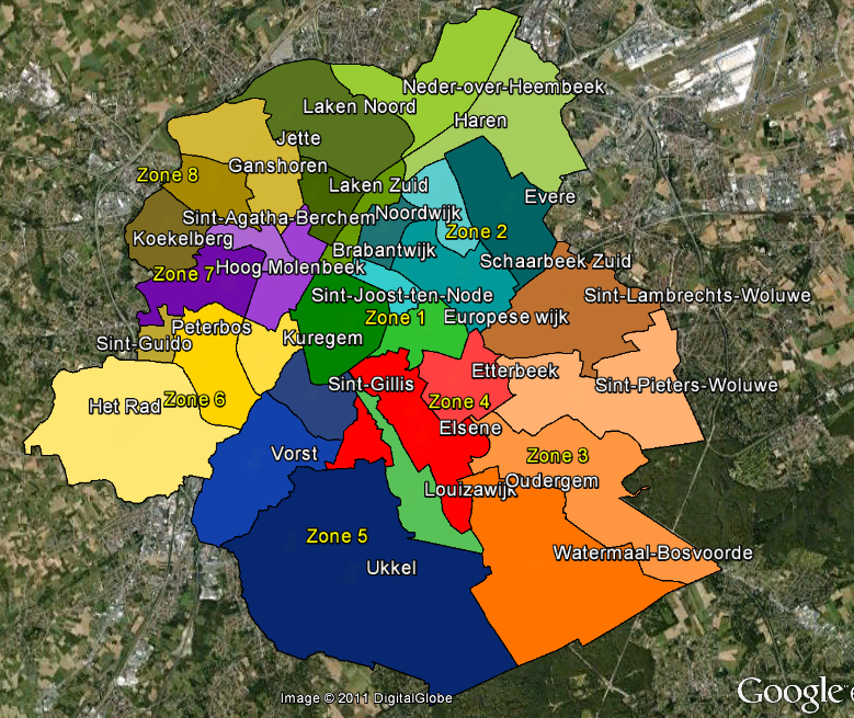 De specifieke Brusselse speelruimte 33 woonzorgzones Minimumaanbod/zone Spreiding van de initiatieven Geen twee gelijke