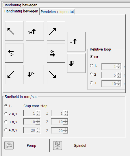 JFZINTERTOOLS INFO CNC BESTURING 2 Opstarten Nadat je de software heb geïnstalleerd (zie installatie info) normaal is dit al door de leverancier op je laptop of PC gezet, in dit geval kunt je gelijk