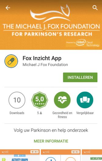 6. Zodra de Fox Inzicht App is geïnstalleerd, zal het horloge trillen.