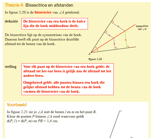 Goede aansluiting Tussendoelen & Tussentoets 2 VWO deel 1 2. Vlakke meetkunde 2.1 Afstanden 2.2 Stellingen over de middelloodlijn 2.
