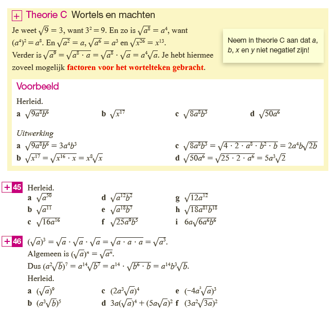 Meer differentiatie Plus-opgave Opgave met extra