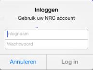 account in. Als u nog geen NRC account heeft, kunt u die aanmaken op http://ww.