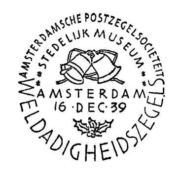 s. te Breda te houden postzegeltentoonstelling zal de correspondentie, welke in een aldaar geplaatste brievenbus wordt ter post bezorgd, van den afdruk van een bijzonderen stempel worden voorzien.