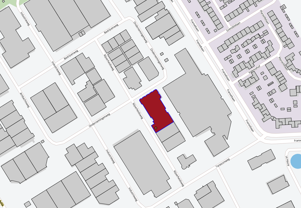 LOCATIEAANDUIDING BEREIKBAARHEID Het bedrijventerrein Achtse Barrier is gunstig gelegen aan de noordzijde van Eindhoven op korte afstand van de op- en afritten van de A2 (Amsterdam Maastricht) die