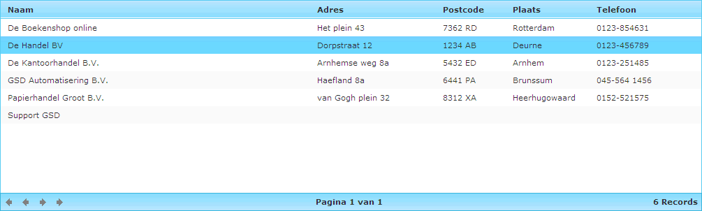 Thematisering Uw persoonlijke ntje geven aan het uiterlijk van online voorraadbeheer middels de nieuw toegevoegde kleur thema's.