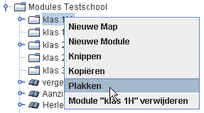 Er verschijnt een pop-up waarmee de map een naam gegeven kan worden: Vul de naam in en klik op OK. Met de knop op Stop be