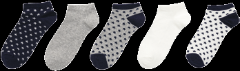 diverse 5-pak sokken of enkelsokken Voor dames, heren en kinderen.