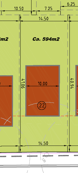 - 1 Kavelpaspoort De bouwkavel Kavelgegevens Nummer 22 Type woning Vrijstaande woning Oppervlakte ± 594m² Verkoopprijs 304.