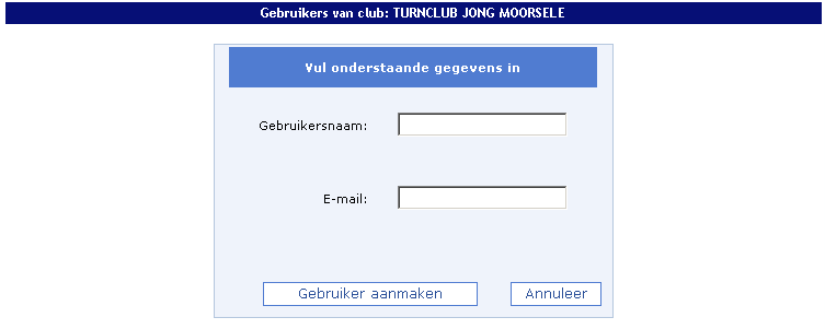 Om een lid gebruiker te maken, is het aangewezen om dit te doen vanuit de ledenlijst. 1. Ga naar Leden 2. Klik op Maak gebruiker in de rij van het betreffende lid 3.