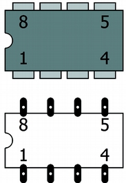 De drie aasluitige va de bi-polaire trasistore (b.v. BD e BT type) hebbe ee basis, emitter e collector (i schema s afgekort met de letters B, E, C).