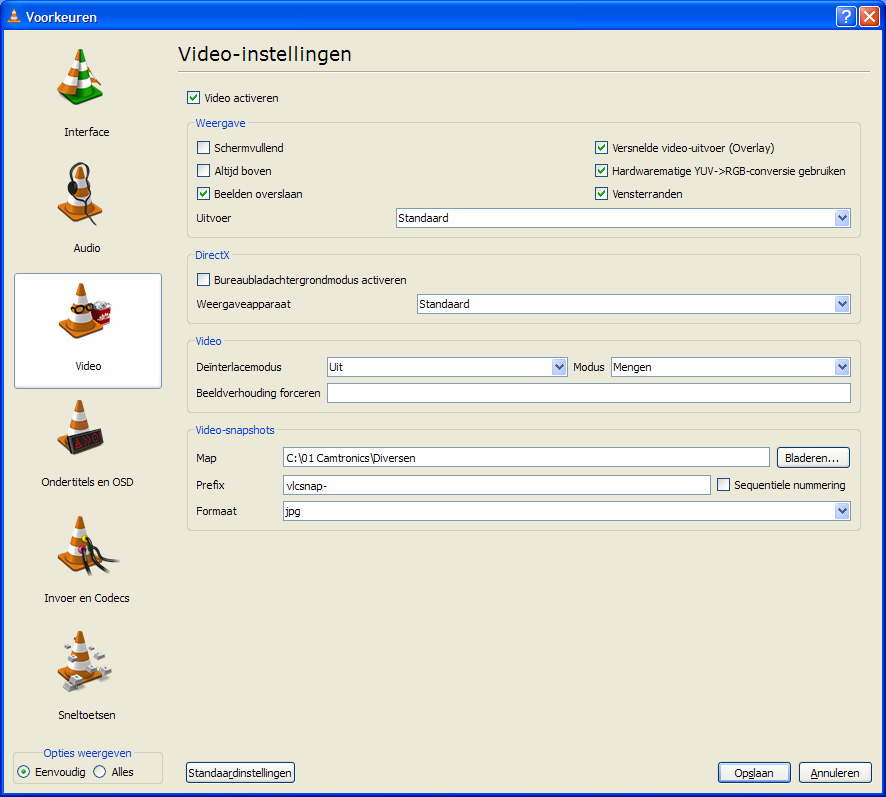 Bijlage IV: Handleiding gebruik VLC media player Bedoeld voor: -Easybox met USB interface -Easybox met laptop voorbereiding -Easybox met DVR Afspelen van video 1.