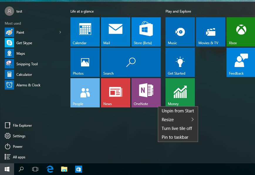 Windows -apps Dit zijn apps die aan het menu Start zijn bevestigd en als tegels worden weergegeven voor gemakkelijke toegang.