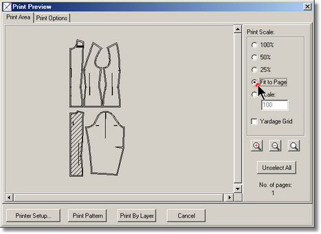 III: Patronen en Printen U kunt de Print Setup bereiken in het print Voorbeeldscherm of direct van uit het Bestand menu.