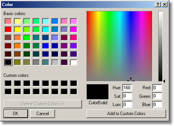 Patronen aanpassen Als u kiest voor een kleur anders dan de lagenkleur, zal deze de standaard lagenkleur overheersen.