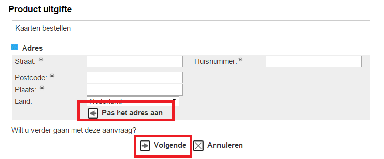 5. Klik vervolgens onderaan het scherm op Volgende. 6.