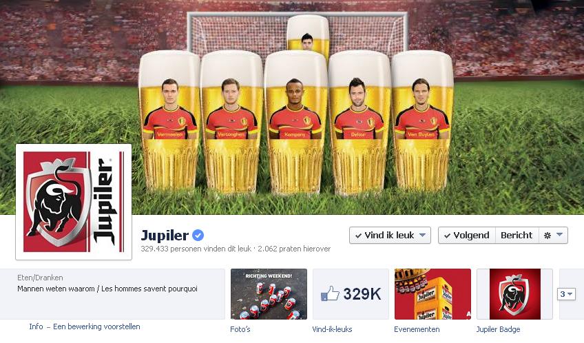 Jupiler is ook online het