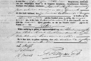 Agatha married Roelof GRAVENSTEIN-8310, son of Sijbrand GRAVESTEIN-8311 and Ariaantje MATSE-8971, on 2 jul 1879 in Waddinxveen. Roelof was born on 27 feb 1850 in Broek.