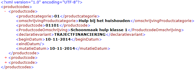 Publieke gebruikers De gepubliceerde gemeente specifieke productcodelijsten zijn via www.istandaarden.nl openbaar beschikbaar en kunnen per gemeente worden gedownload.