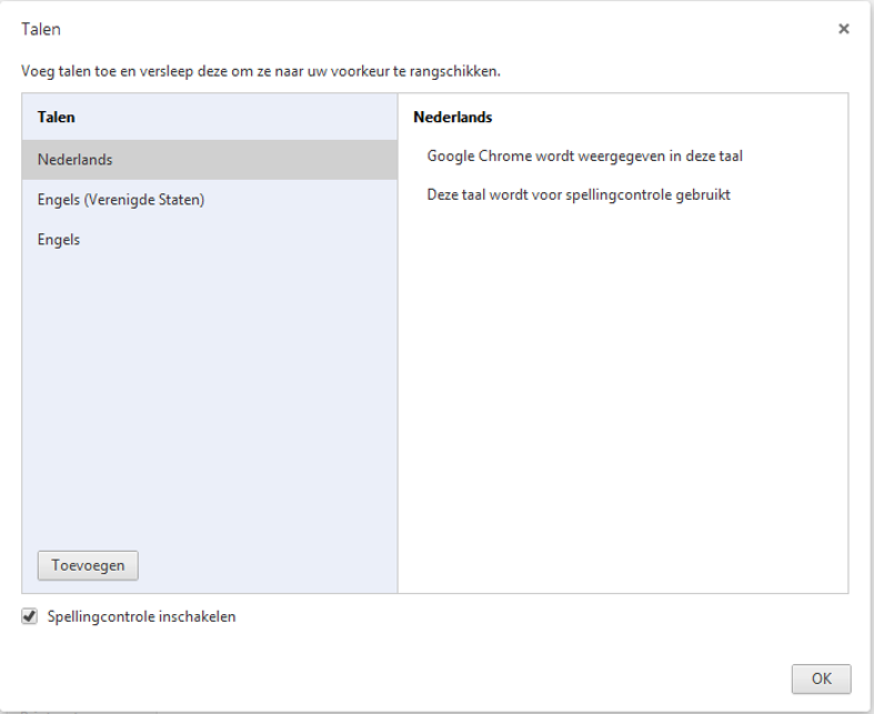 3 Configuratie 6. Scroll naar beneden en klik op [OK]. 7.