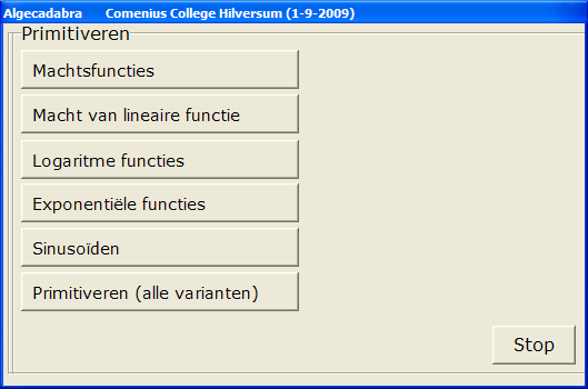 Primitiveren Alle mogelijke