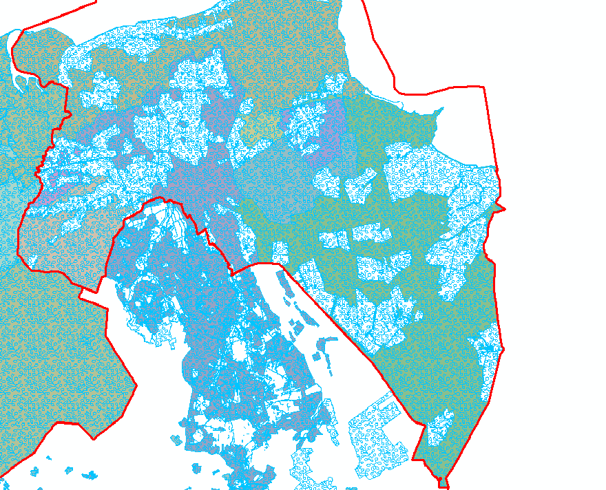Groningen. Er zijn maar liefst 9 nieuwe gebieden in de IMNA gevonden. In onderstaande afbeelding zijn ze in kleur weergegeven. Deze gebieden overlappen ook met reeds bestaande gebieden.