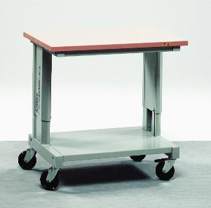 Trolleys C. Ergo trolley. - Voor een extra tafelblad bij uw werkplek. - Hoogte instelbaar van 650-900mm. - Hoogte instebaarheid als concept tafels - Onderblad is optioneel.
