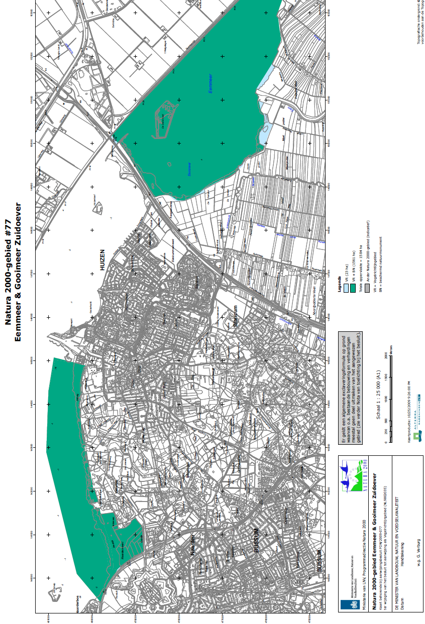 BIJLAGE 5 Kaart Natura 2000-gebied Eemmeer &