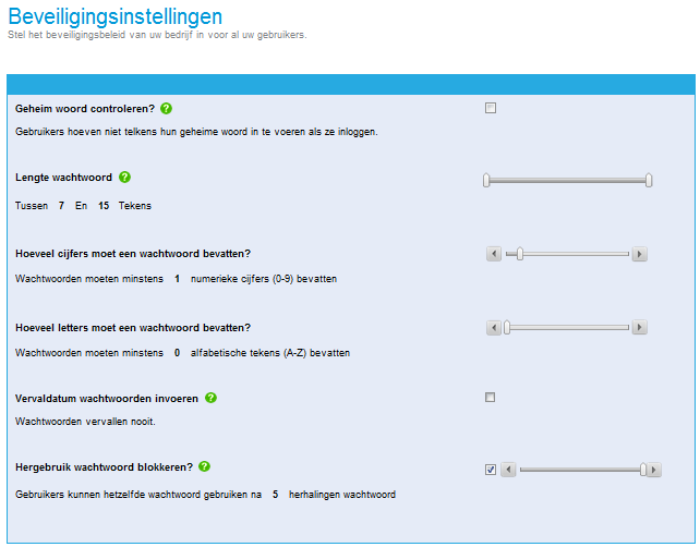 Het beheren van mijn Tungsten Network Portal account NL Hoe activeer ik het geheim woord gebruik? 1.
