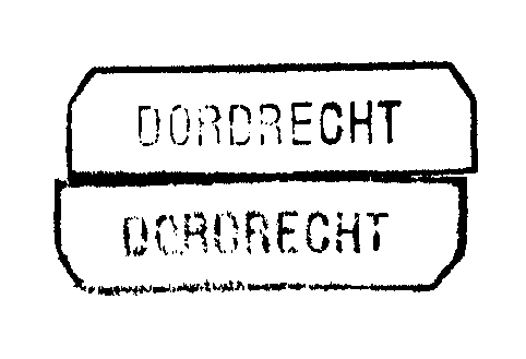 1912-07- In het stempelboek van De Munt is een afdruk aangebracht van een blokstempel. Een traject met deze opgenomen benamingen in één stempel is toen niet in gebruik geweest.