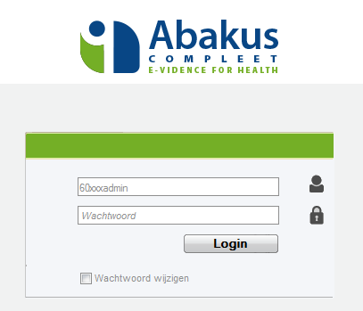 Abakus compleet voor het eerst opstarten Met welke gegevens log ik in op Abakus compleet?