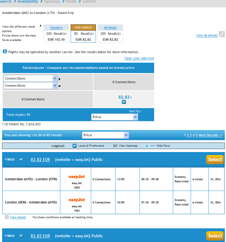 Hier vindt u het overzicht van de lowcost airlines die vliegen op de