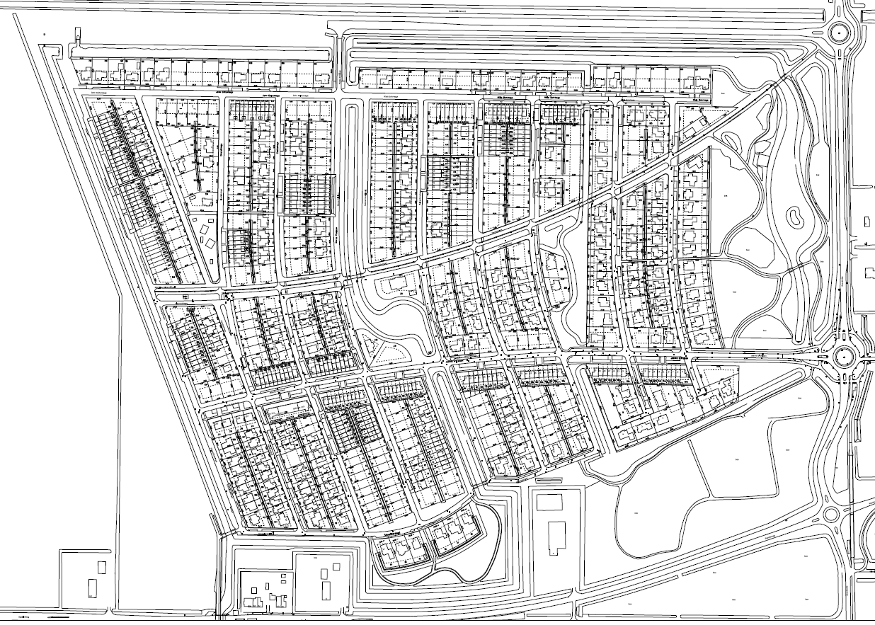2. Analyse Ruimtegebruik 2.1 Stedenbouwkundig plan In afbeelding 1 is het verkavelingplan van het deelplan Boswonen Emmelhage weergegeven.