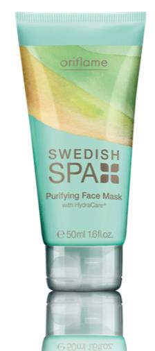 Swedish Spa gezichtsverzorging Normale prijs 42 Aanbiedingsprijs 34 (geldig tot dinsdag 13 oktober 2015) Purifying masker Ontgift je huid en reinig deze diep.