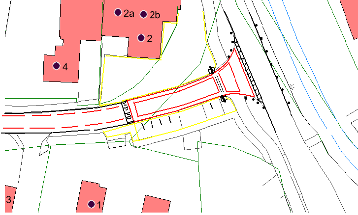 * Toegang Kalverdijk Ambachtsdijk- Oosterdijk *vlakken aanpassen aan hoogteverschillen ter plaatse uitritconstructie met 30