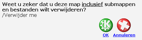 4.5 Pagina verwijderen Sommige pagina s zijn niet meer nodig op de website en deze kunnen verwijderd worden door op het icoontje achter de pagina te klikken:.