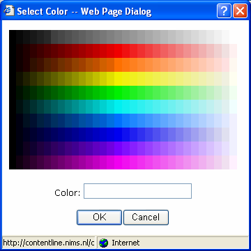 5.4 Tekst van kleur voorzien In de Content Editor kan tekst van kleur worden voorzien.