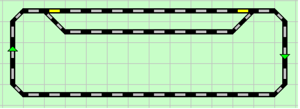 Stap 14 6.2.2 Wissels configureren De wissels zijn nu wel getekend, maar nog niet geconfigureerd.