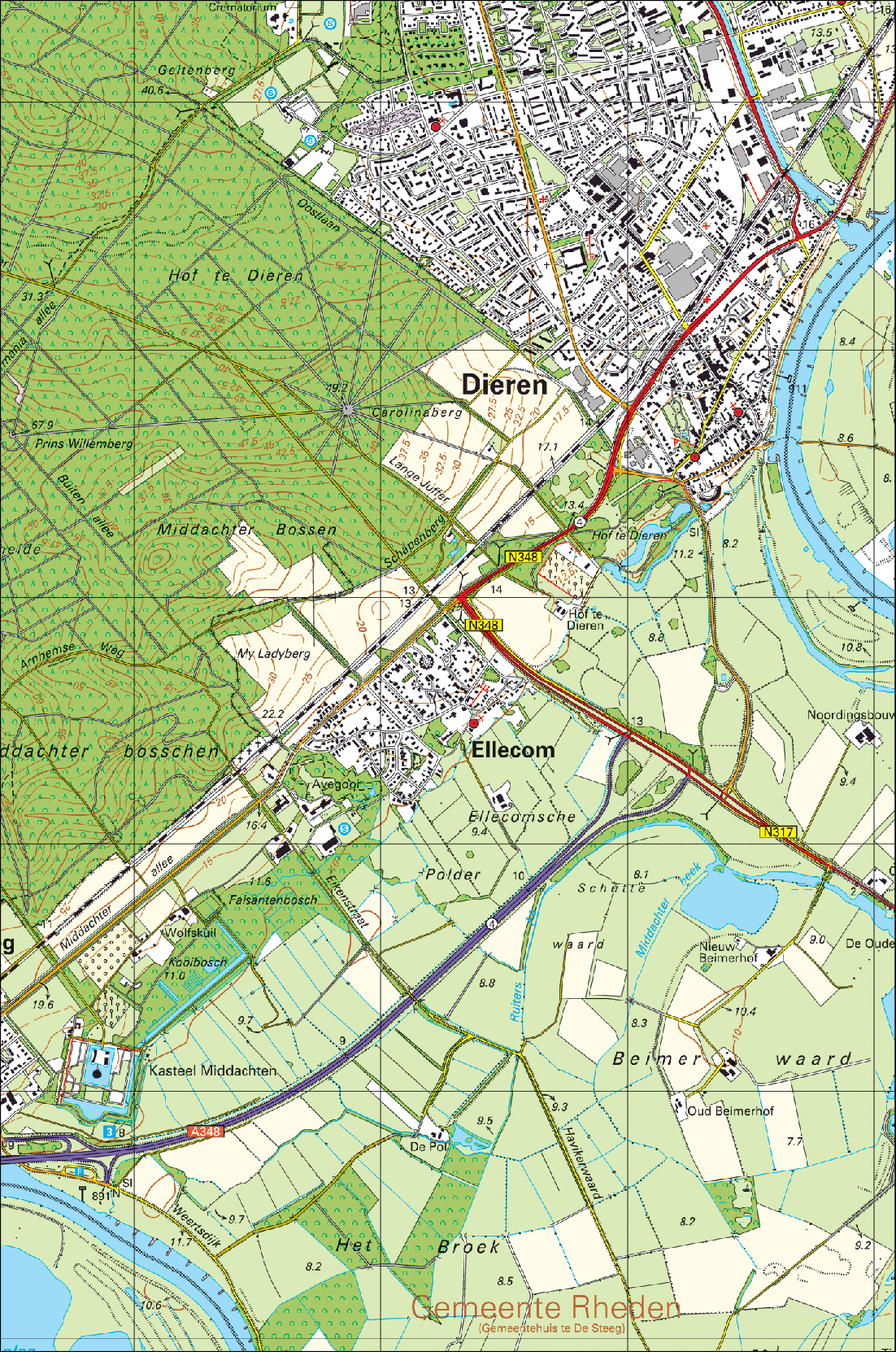 Bijlage 1 Topografische ligging van de locatie Schaal