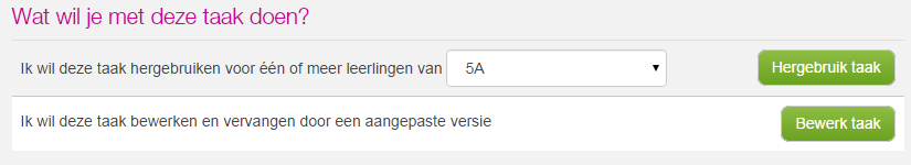 Hoe geef je een taak aan meerdere klassen? Wil je dezelfde taak aan leerlingen uit verschillende klassen geven?