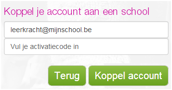 Hoe koppel je je school aan je account? Heb je al een persoonlijke account voor bingel of Mijn VAN IN, maar is die nog niet aan je school gekoppeld?