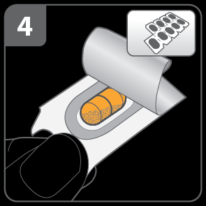 Hoe gebruikt u uw inhalator? Verwijder het beschermkapje. Open de inhalator: Houd de onderkant van de inhalator stevig vast en klap het mondstuk open. Hierdoor gaat de inhalator open.