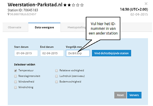 van het KNMI in De Bilt is bijvoorbeeld 915856001.