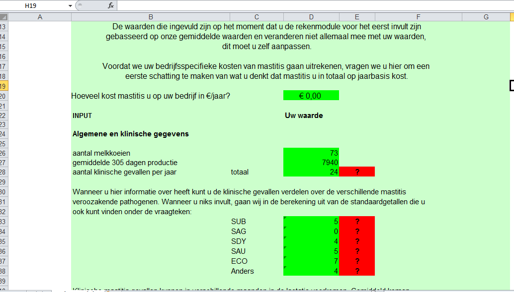 Tool te vinden op www.ugcn.nl www.wageningenur.