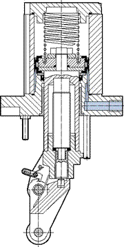 : Stoppercilinder met penuitvoering FESTO type STA-50-30-P-A Fig. 3: De stoppercilinder met roluitvoering.