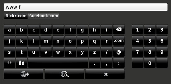 Internetbrowser Om de internetbrowser te gebruiken, moet u het internetbrowser logo selecteren in de portaalsectie.