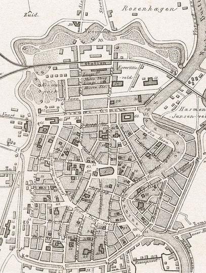 In de gouden eeuw (1600-1700) ging het zo goed met Haarlem dat ze moesten uitbreiden.