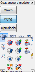 Klik op de grote bol, kies bovenaan, hele scherm Kies in het volgende scherm